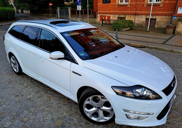 Ford Mondeo cena 40499 przebieg: 215274, rok produkcji 2014 z Chojnów małe 781